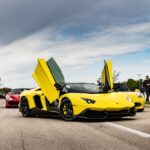 yellow ferrari 458 italia on road during daytime